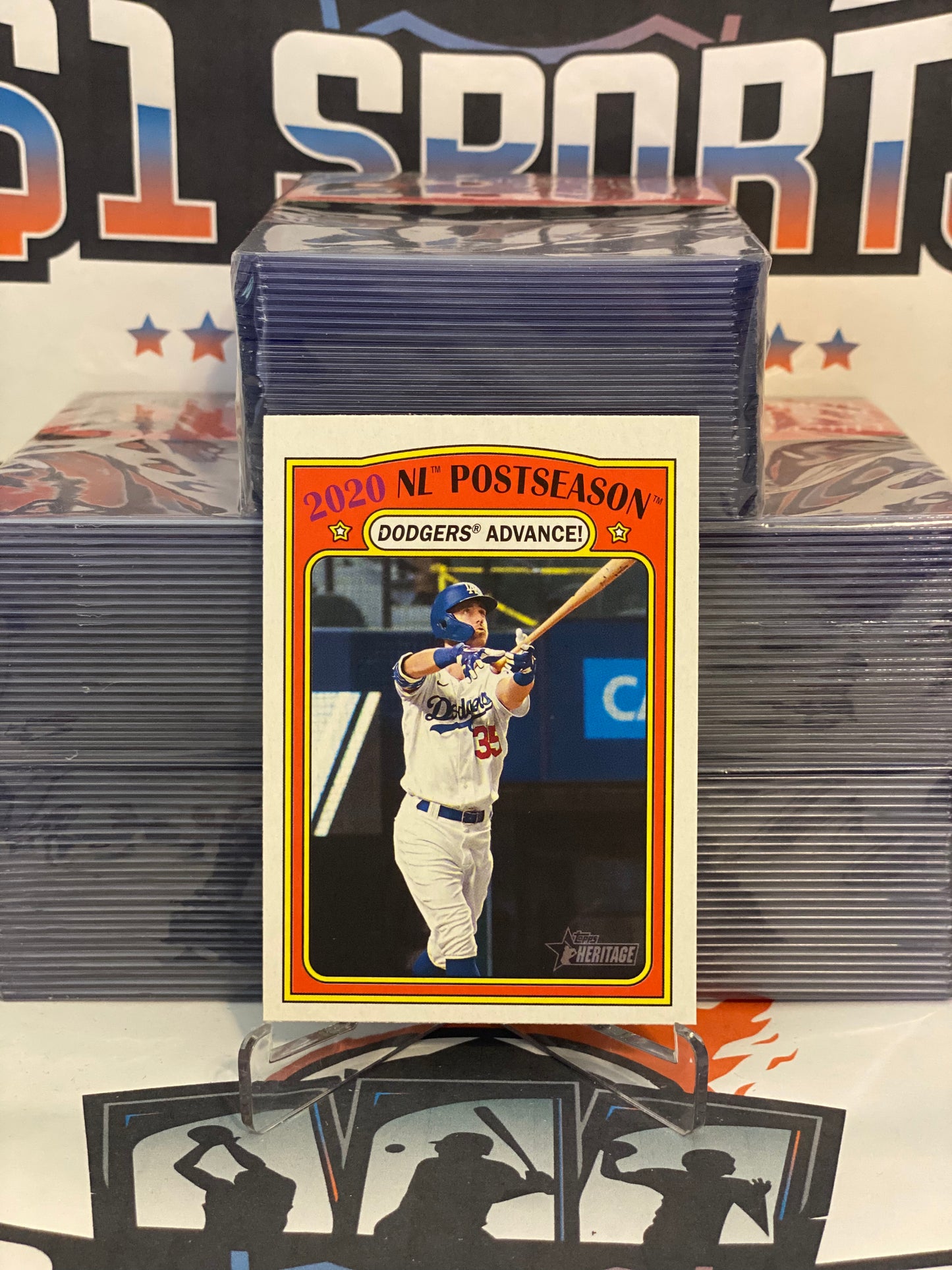 2021 Topps Heritage (Postseason) Cody Bellinger #25