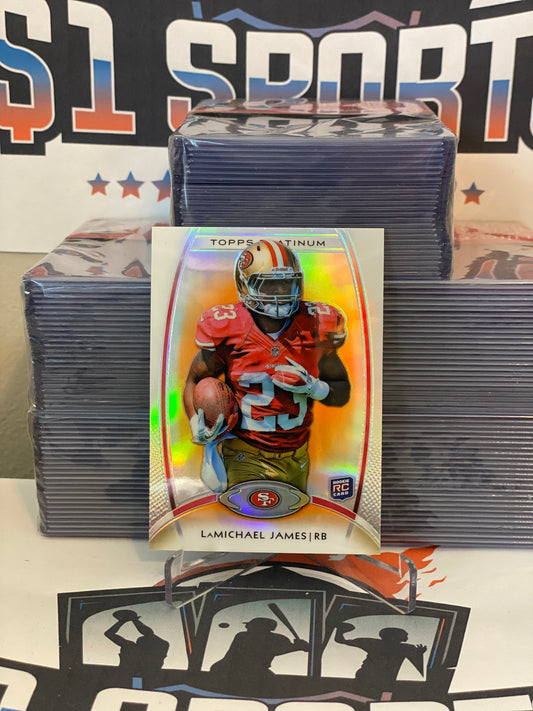 2012 Topps Platinum (Orange) LaMichael James Rookie #112