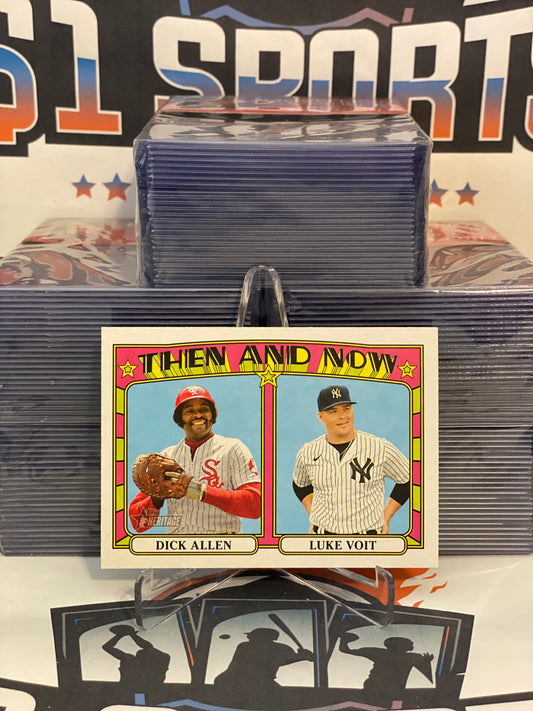 2021 Topps Heritage (Then & Now) Dick Allen & Luke Voit #TN-1