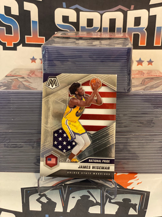 2020 Panini Mosaic (National Pride) James Wiseman Rookie #260