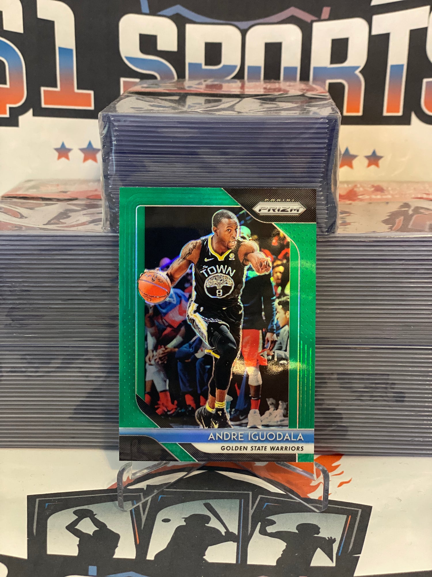 2018 Panini Prizm (Green Prizm) Andre Iguodala #262