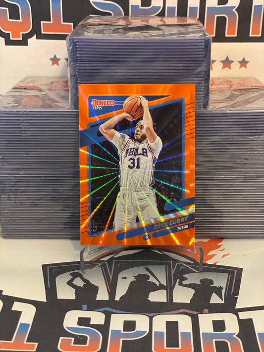 2021 Donruss (Orange Laser) Seth Curry #80