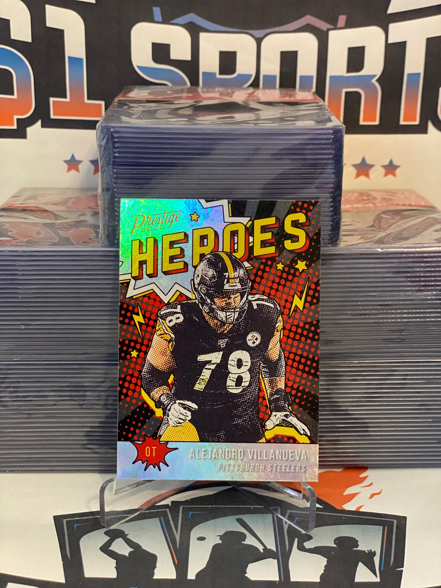 2020 Panini Prestige (Heroes) Alejandro Villanueva #HE-AV