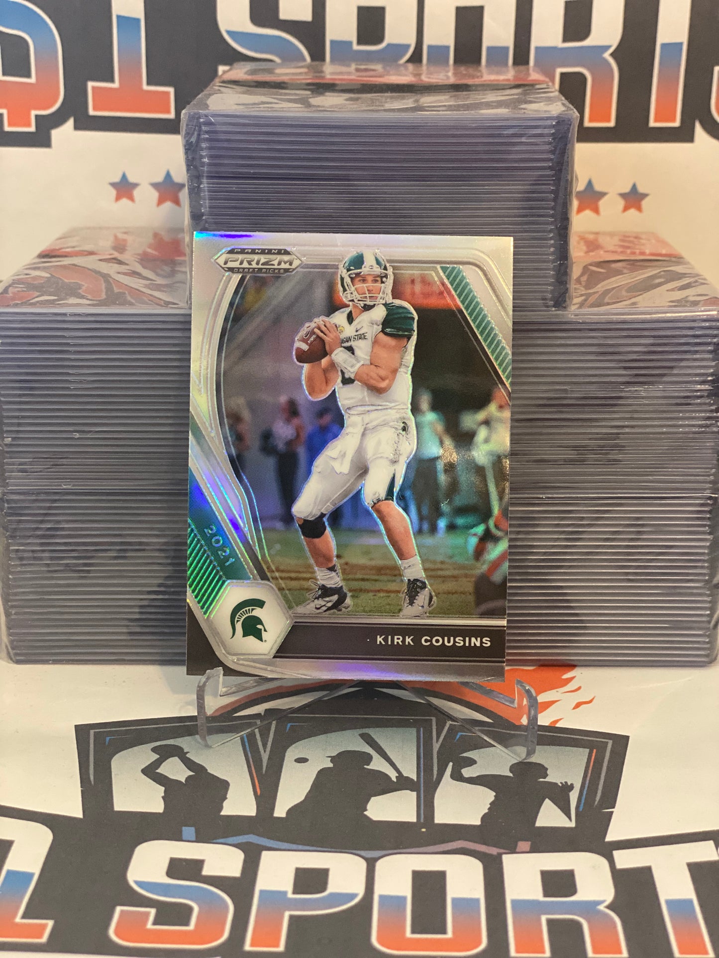 2020 Panini Prizm Draft Picks (Silver Prizm) Kirk Cousins #22