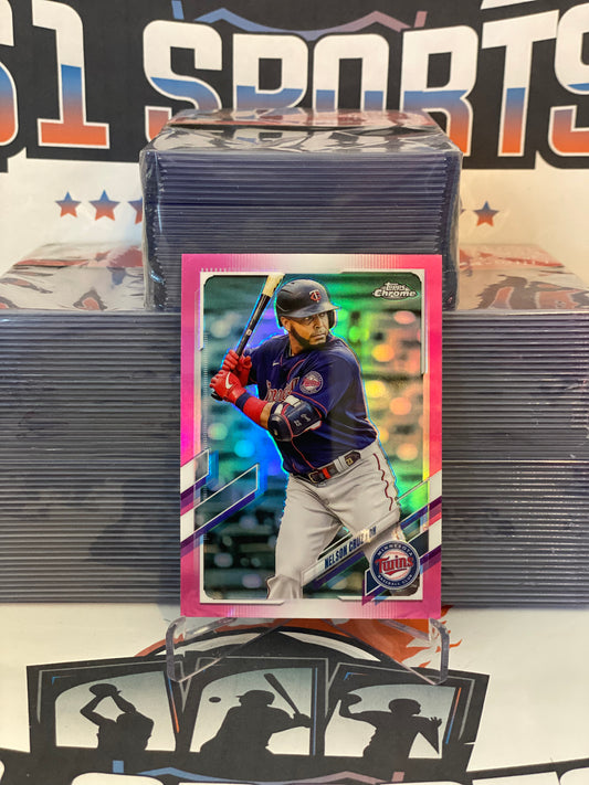 2021 Topps Chrome (Pink Refractor) Nelson Cruz #180