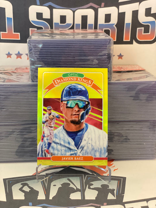 2020 Donruss Optic (Lime Green Prizm, Diamond Kings) Javier Baez #26