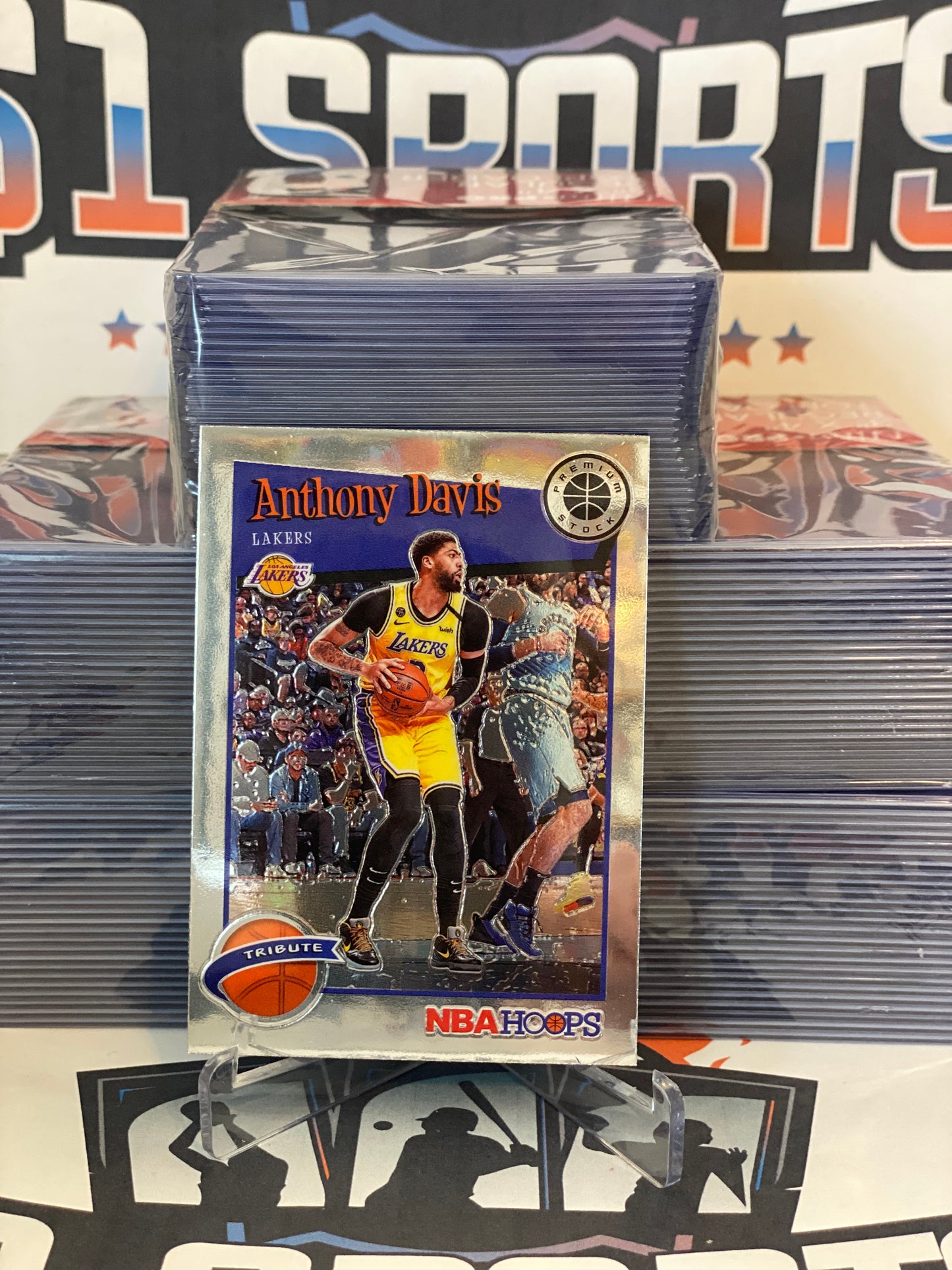 2019 Hoops Premium Stock (Tribute) Anthony Davis #294