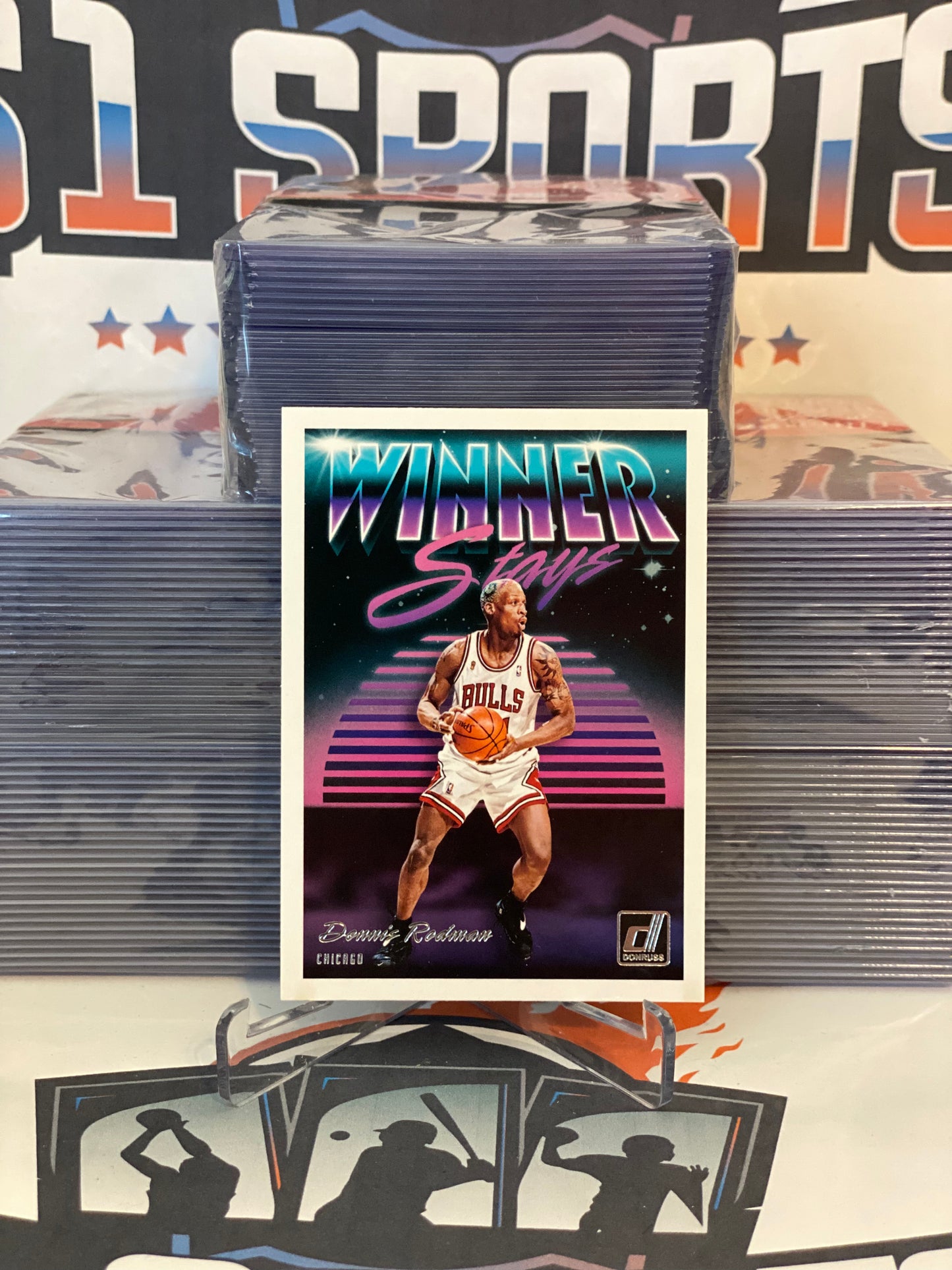 2018 Donruss (Winner Stays) Dennis Rodman #6