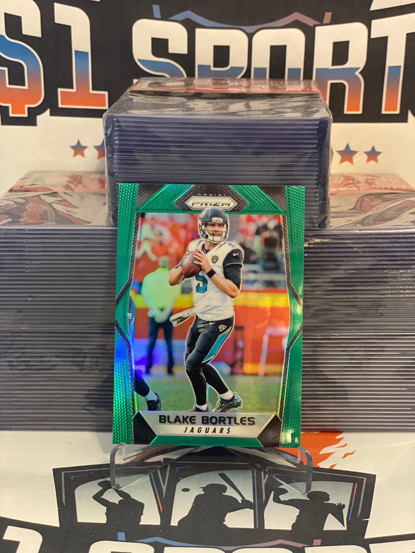 2017 Panini Prizm (Green Prizm) Blake Bortles #155