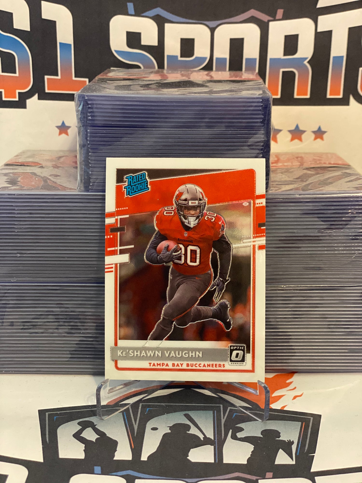 2020 Donruss Optic (Rated Rookie) Ke'Shawn Vaughn #186