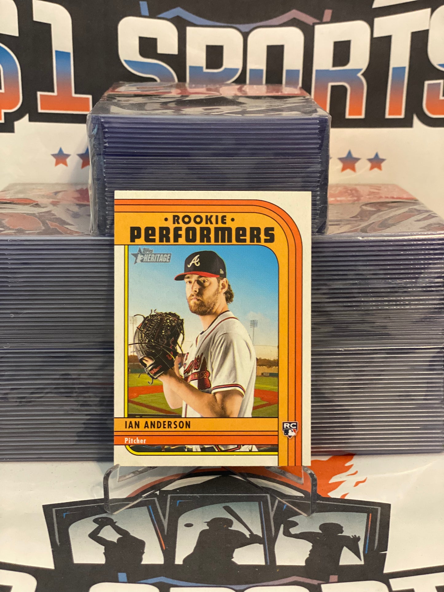 2021 Topps Heritage (Rookie Performers) Ian Anderson #RP-12