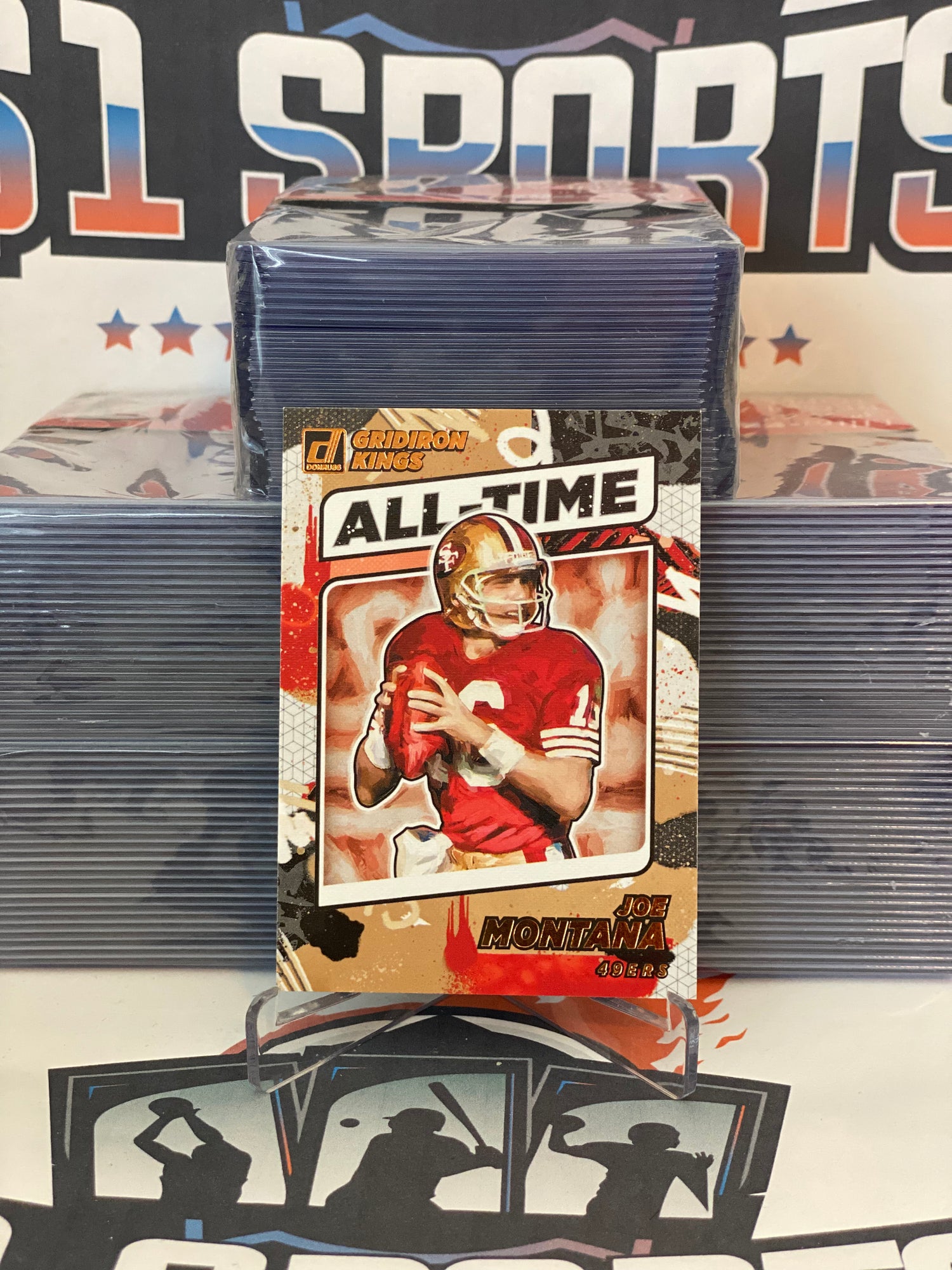 2021 Donruss (Gridiron Kings All-Time Greats) Joe Montana #AT-3