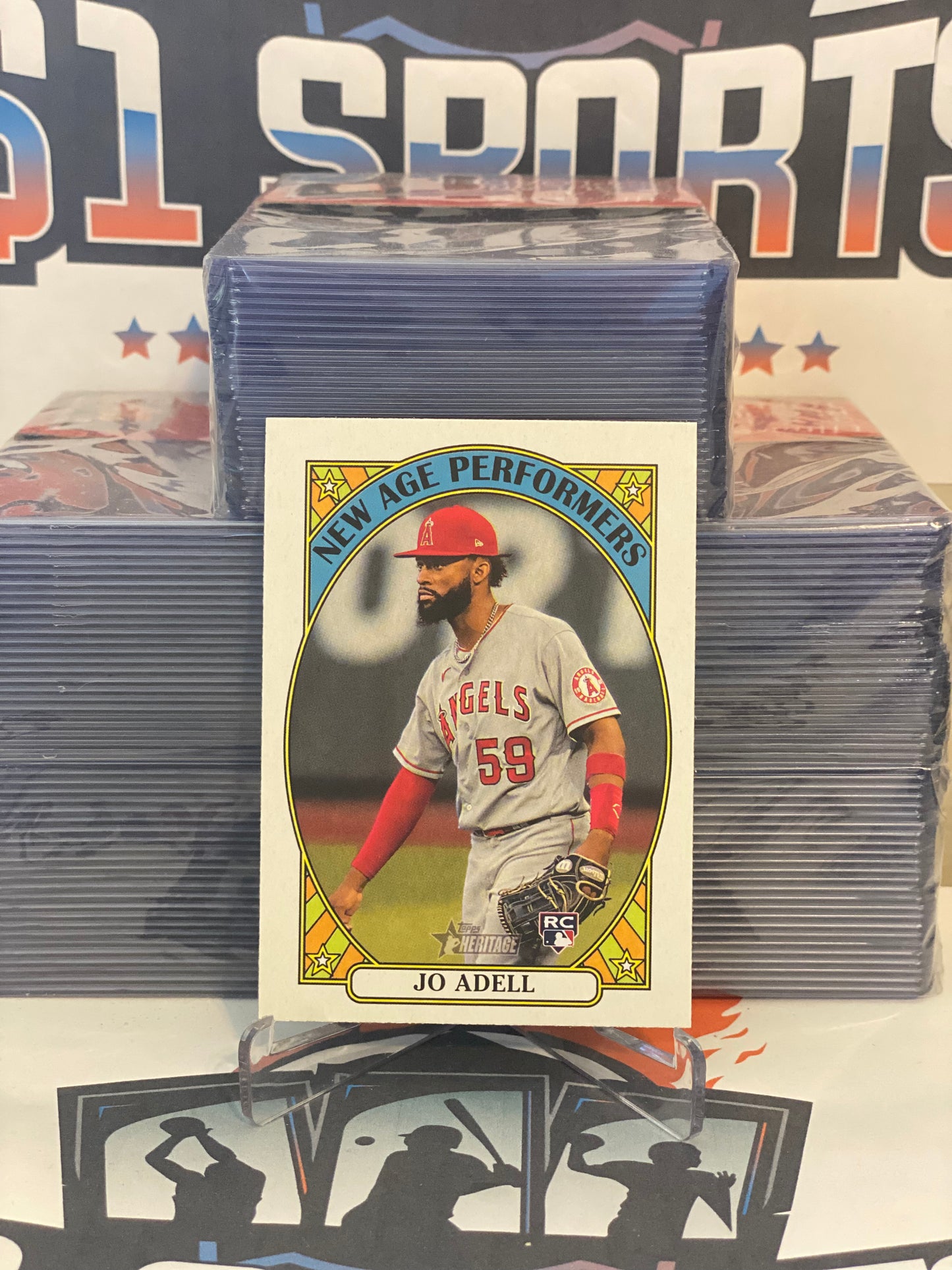 2021 Topps Heritage (New Age Performers) Jo Adell Rookie #NAP-22