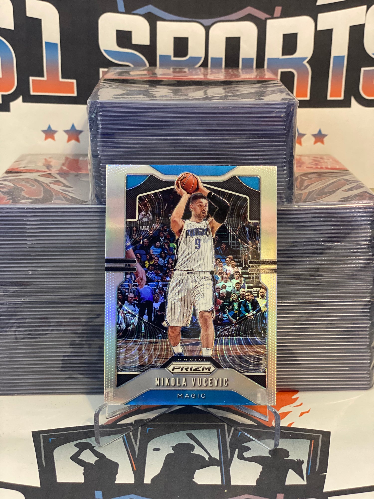 2019 Panini Prizm (Silver Prizm) Nikola Vucevic #247