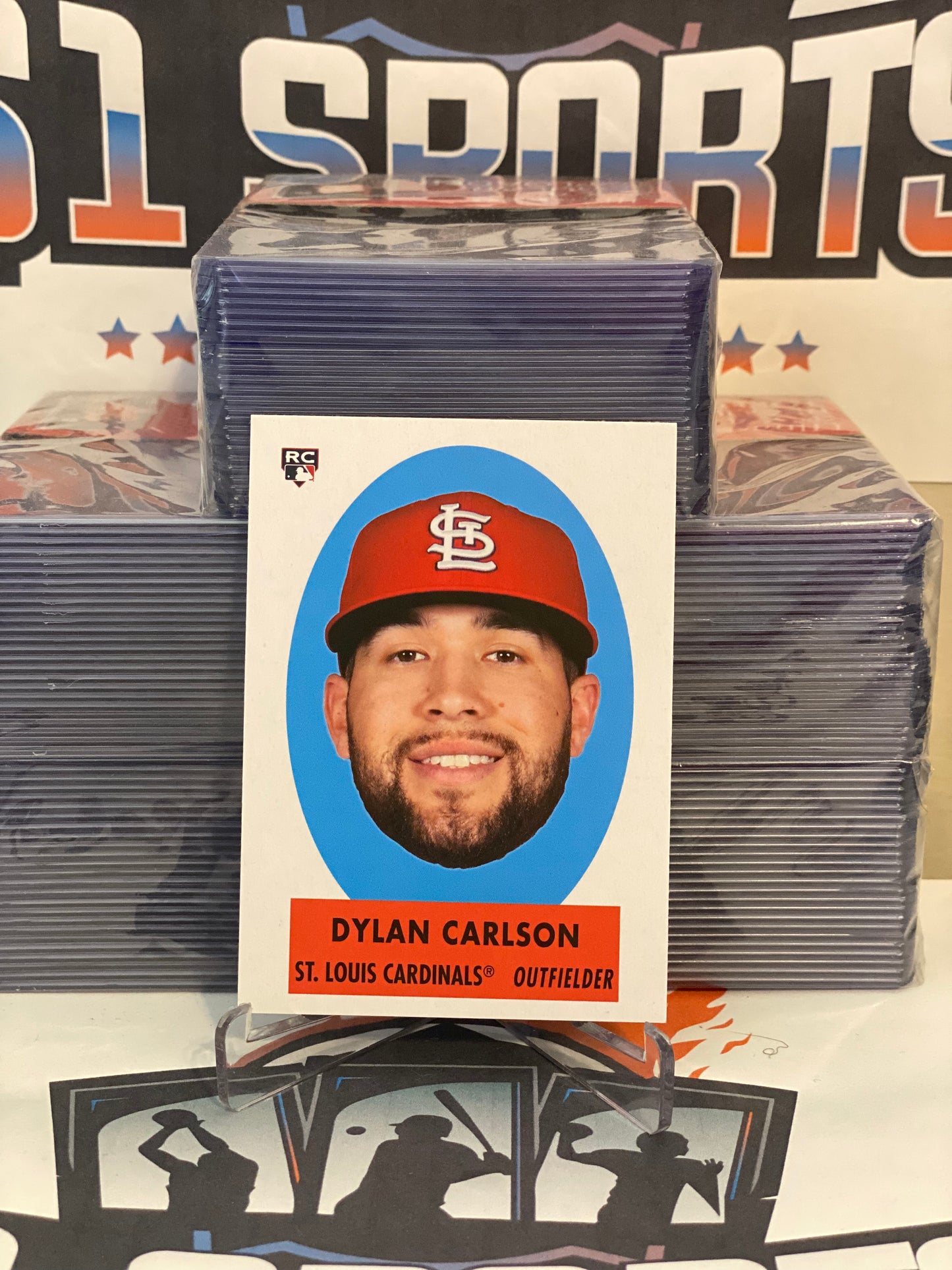 2021 Topps Archives (Peel Off) Dylan Carlson Rookie #69PO-5