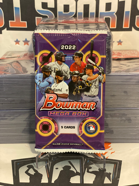 2022 Bowman MLB Baseball Mega Box Chrome Retail Pack