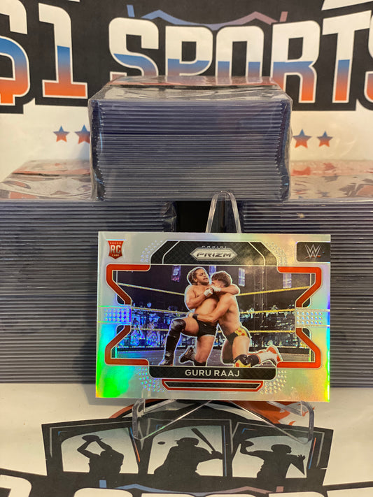 2022 Panini Prizm WWE (Silver Prizm) Guru Raaj Rookie #58