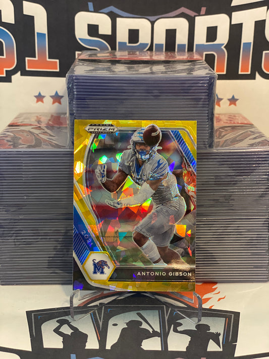2021 Panini Prizm Draft Picks (Gold Ice Prizm) Antonio Gibson #79