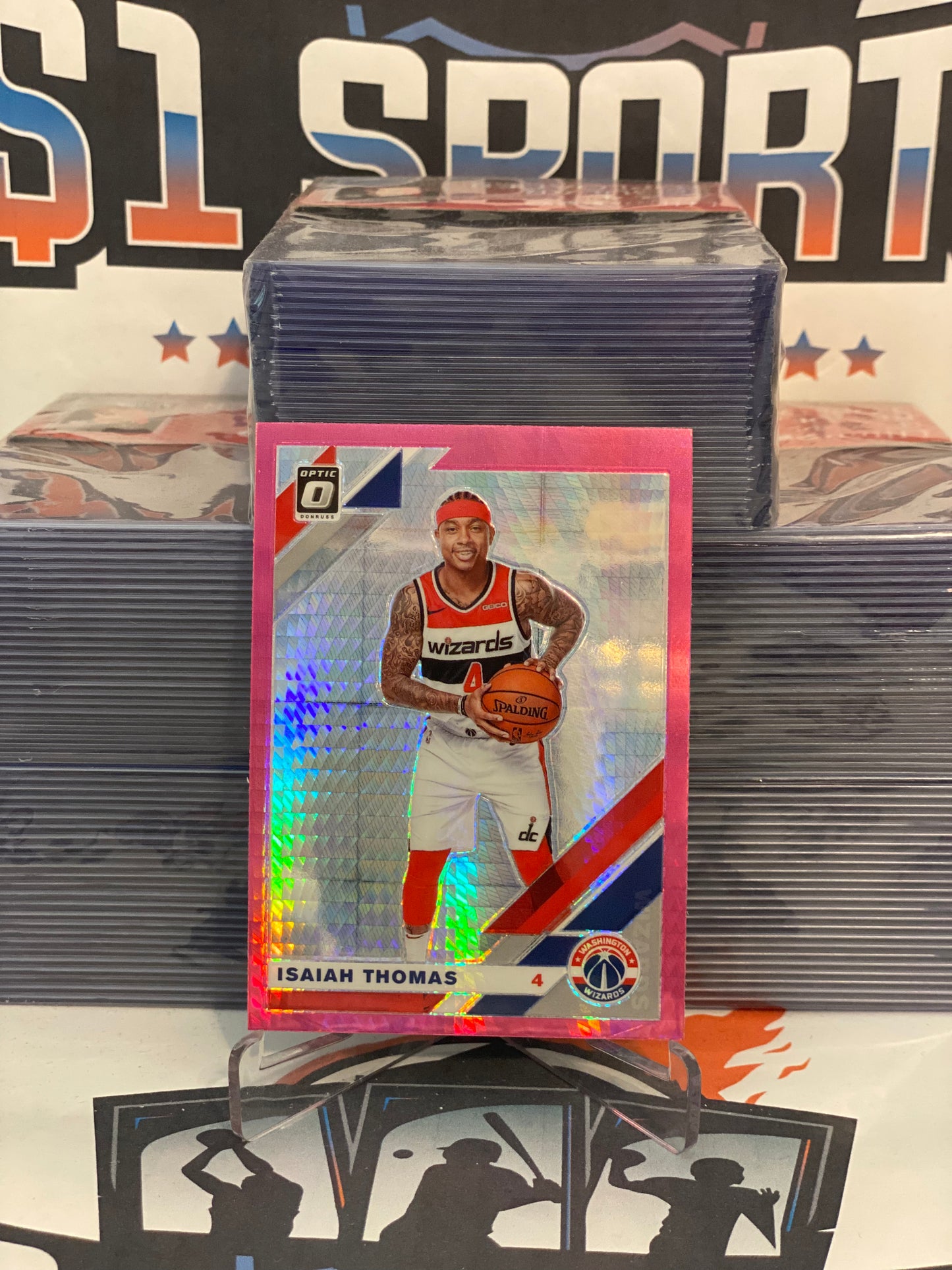 2019 Donruss Optic (Hyper Pink Prizm) Isaiah Thomas #119