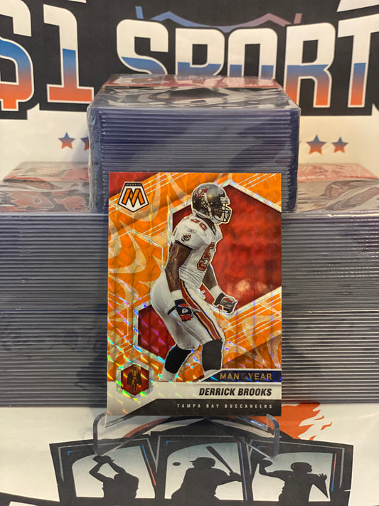 2021 Panini Mosaic (Orange Reactive Prizm, Man of the Year) Derrick Brooks #274