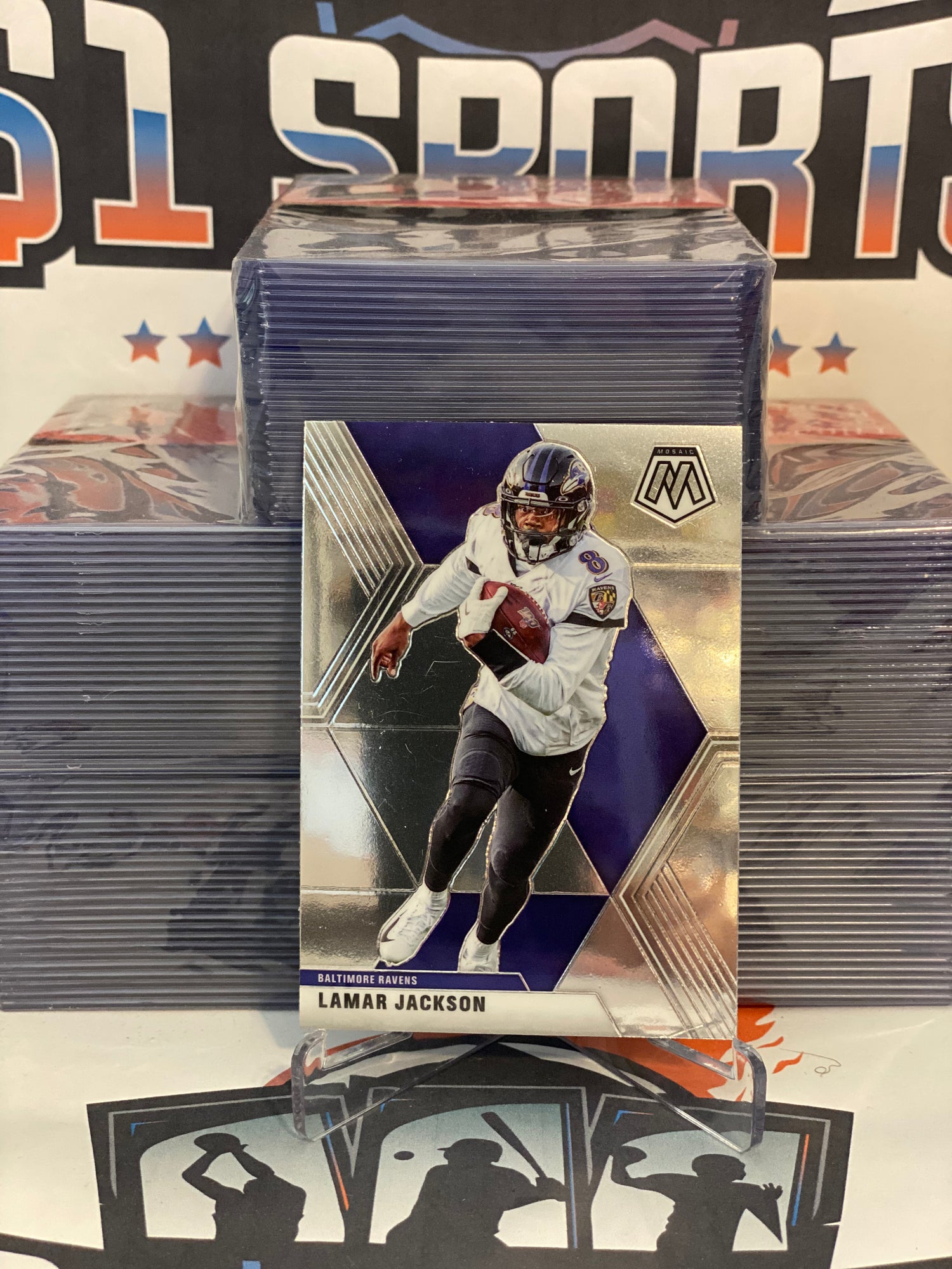 2020 Panini Mosaic Lamar Jackson #19