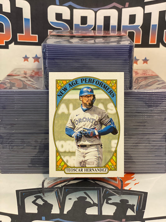 2021 Topps Heritage (New Age Performers) Teoscar Hernandez #NAP-10