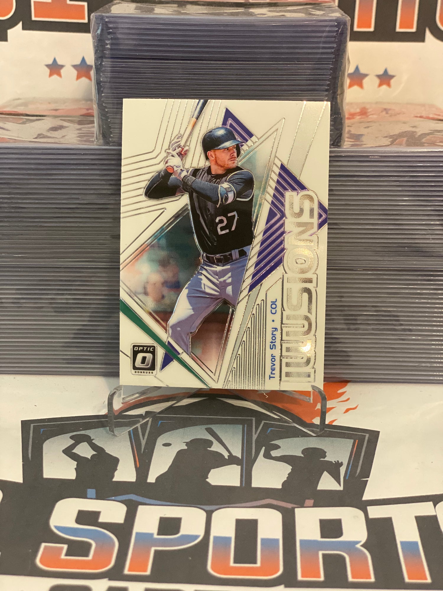 2019 Donruss Optic (Illusions) Trevor Story #OI-5