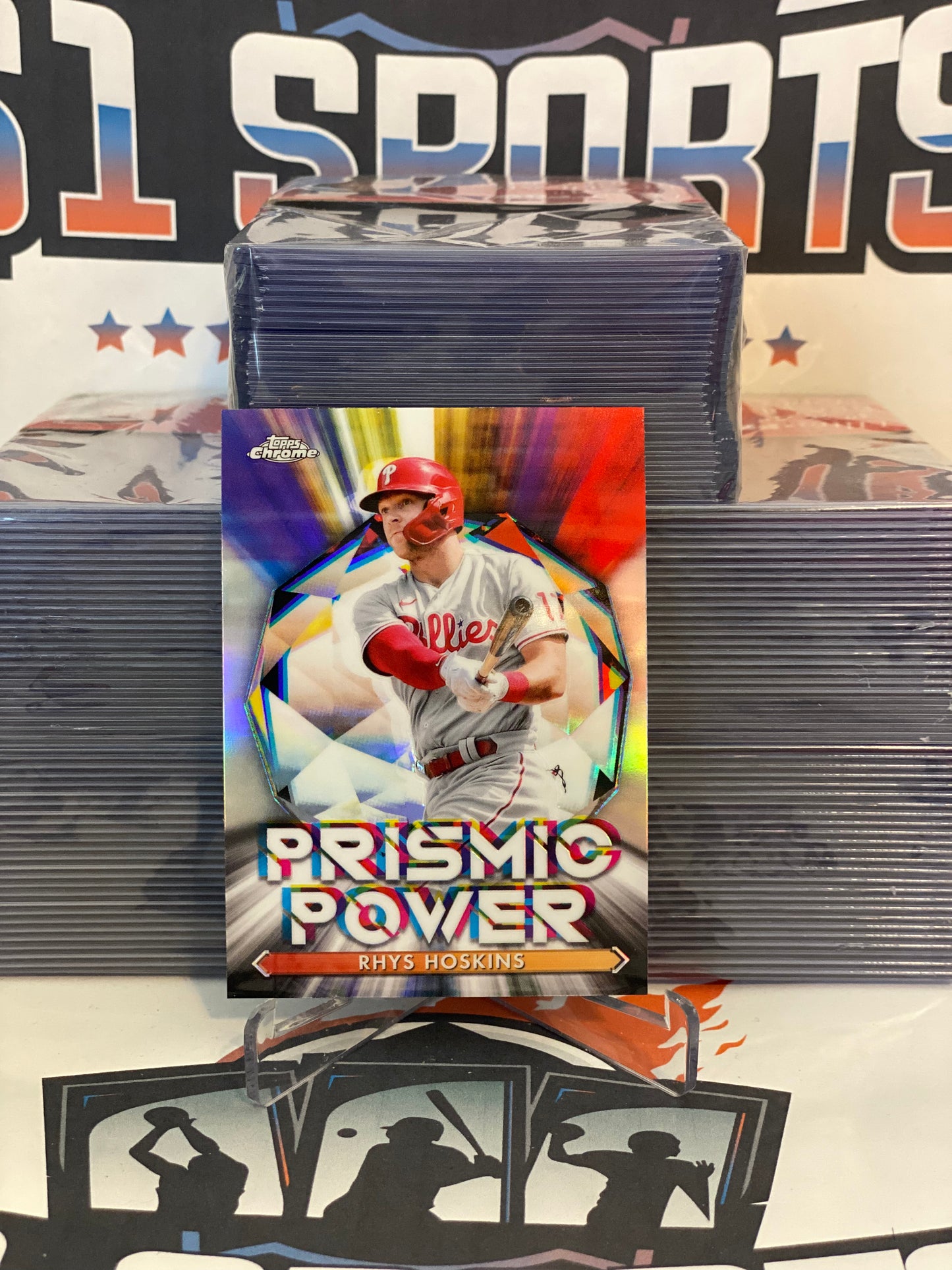 2021 Topps Chrome (Prismic Power) Rhys Hoskins #PP-13