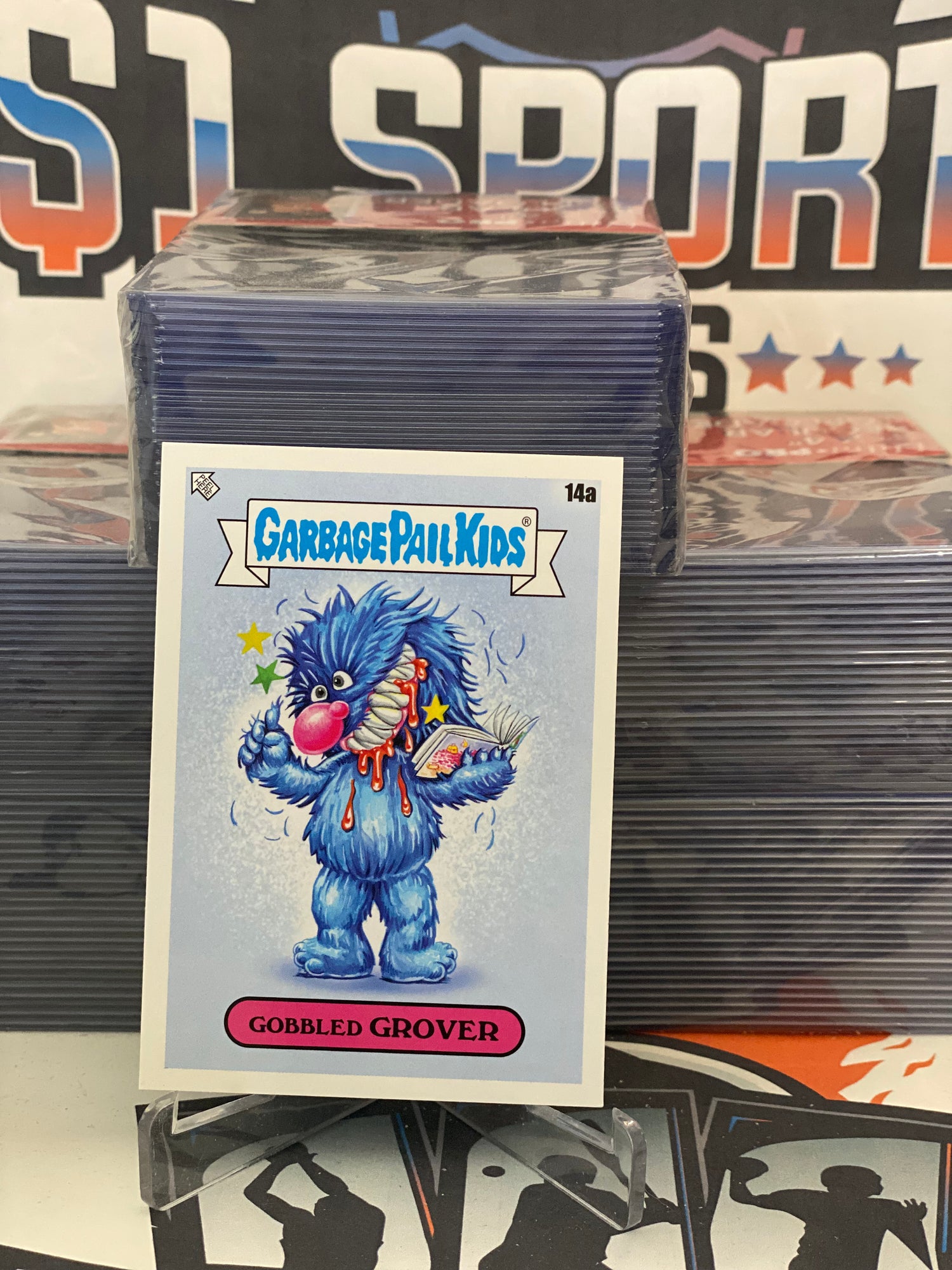 2022 Garbage Pail Kids Book Worms Gobbled Grover #14a