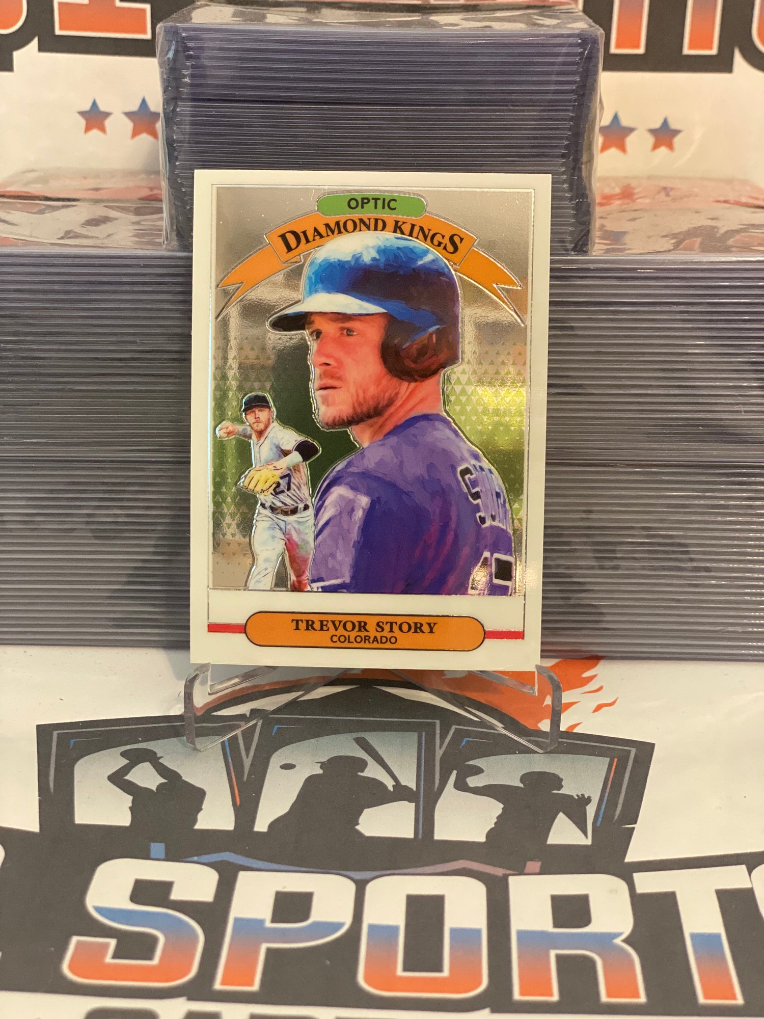 2019 Donruss Optic (Diamond Kings) Trevor Story #27