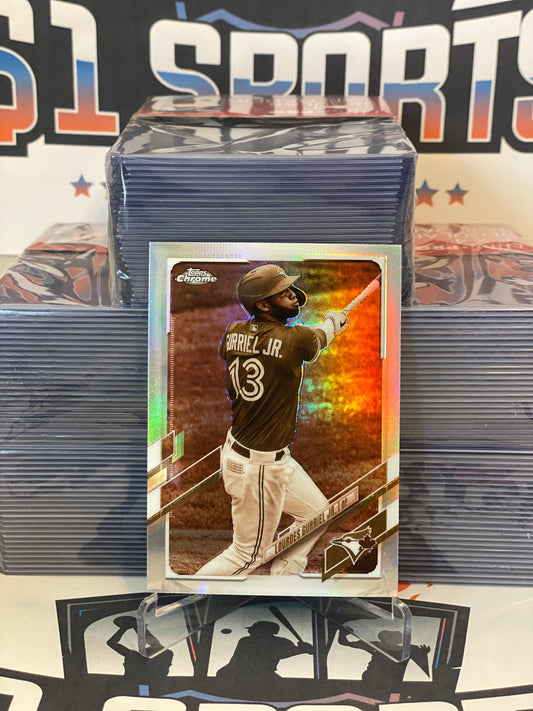 2021 Topps Chrome (Sepia Refractor) Lourdes Gurriel Jr. #64