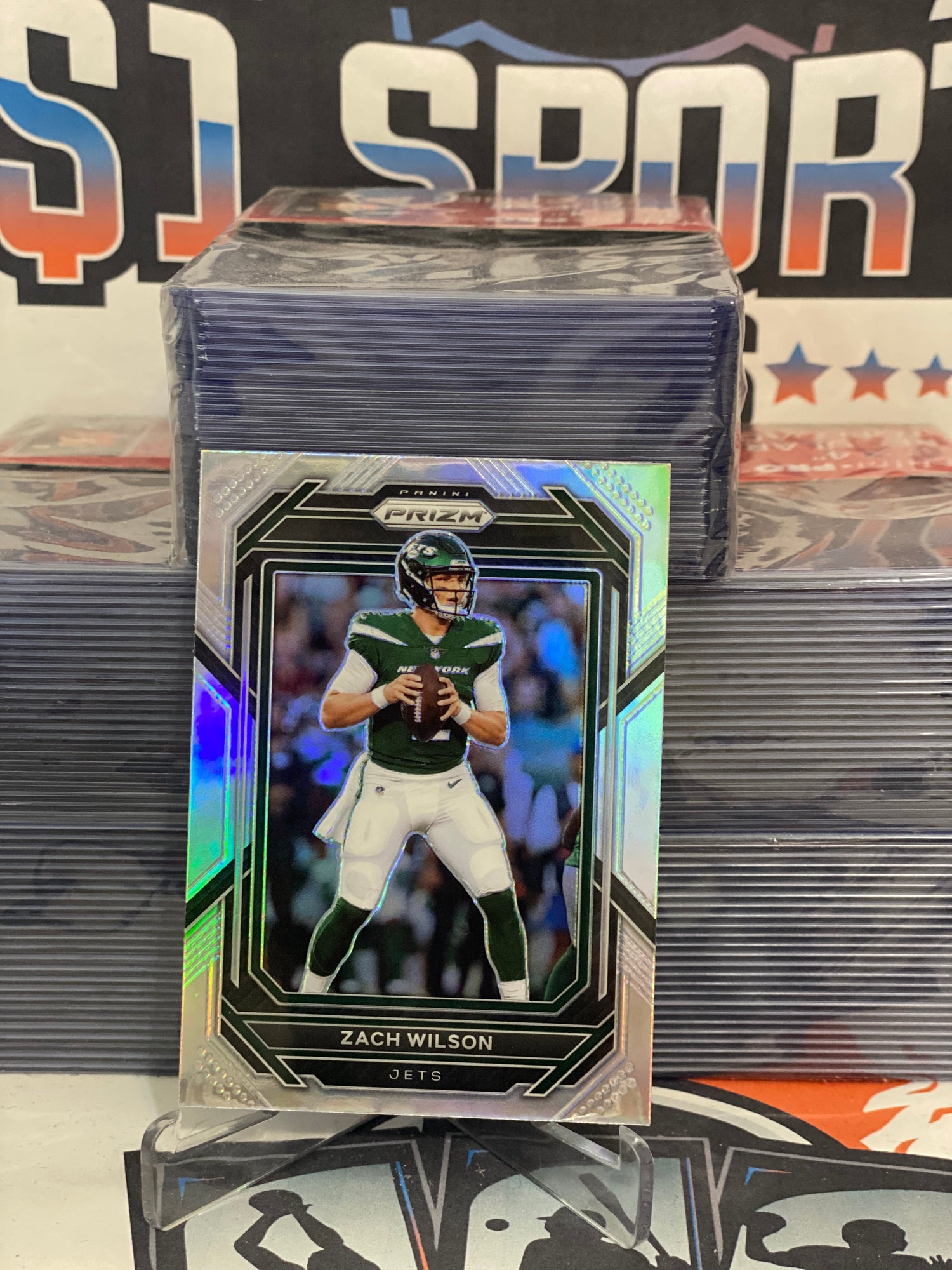 2022 Panini Prizm (Silver Prizm) Zach Wilson #225