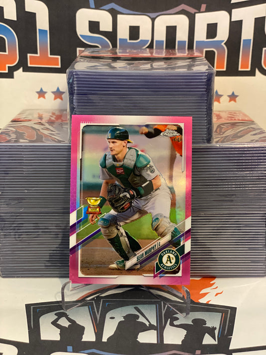 2021 Topps Chrome (Pink Refractor, Rookie Cup) Sean Murphy #55