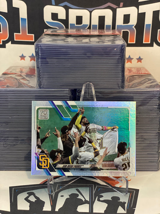 2021 Topps (Rainbow, Padres Team Card) Fernando Tatis Jr.  #604