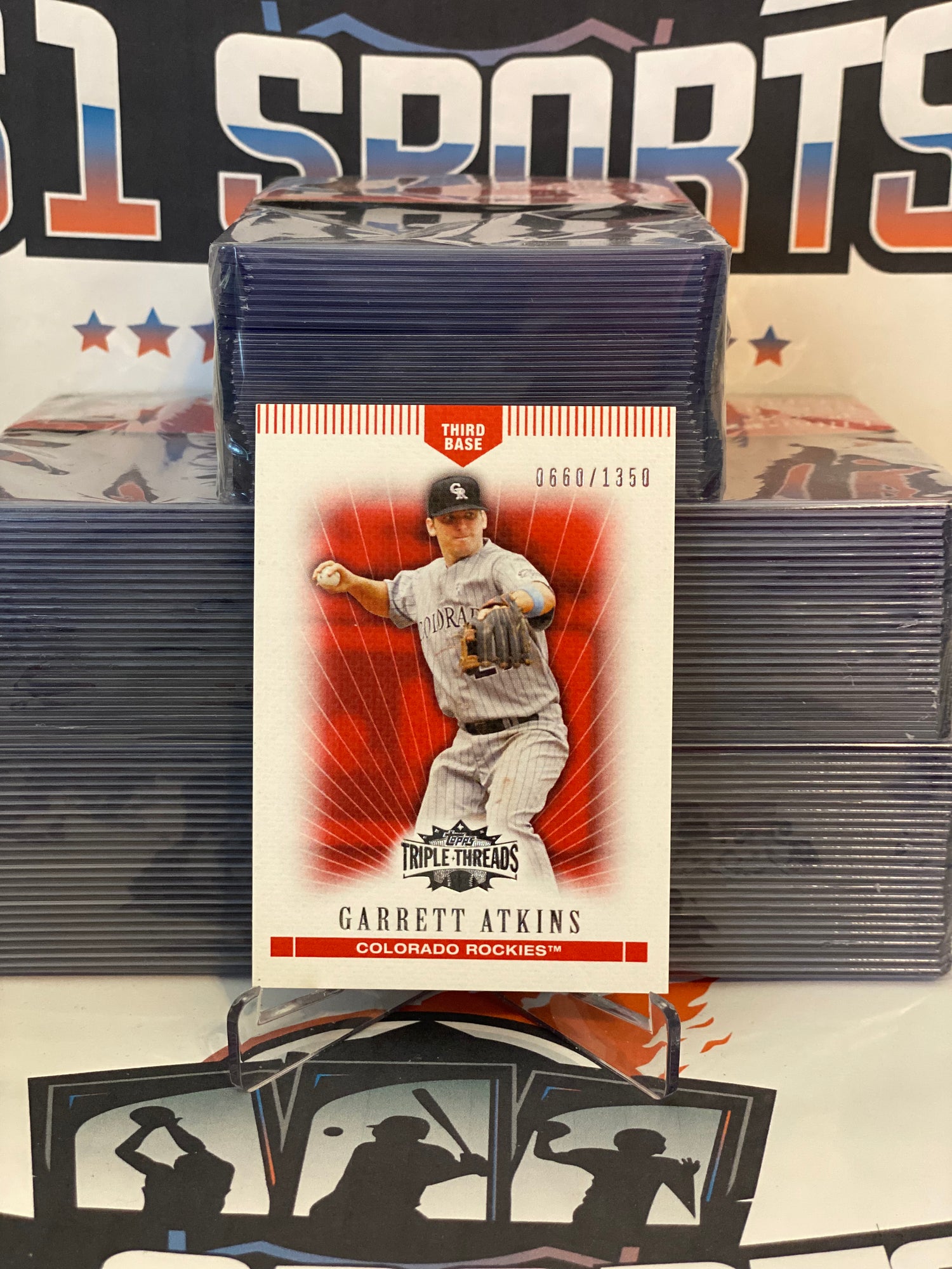 2007 Topps Triple Threads (0660/1350) Garrett Atkins #57