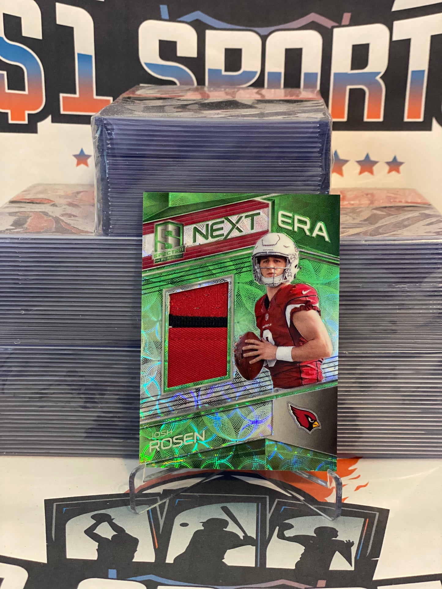 2018 Panini Spectra (Neon Green Prizm, Next Era 08/25) Josh Rosen Rookie #8