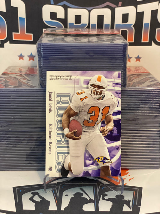 2000 Fleer Impact Jamaal Lewis Rookie #52