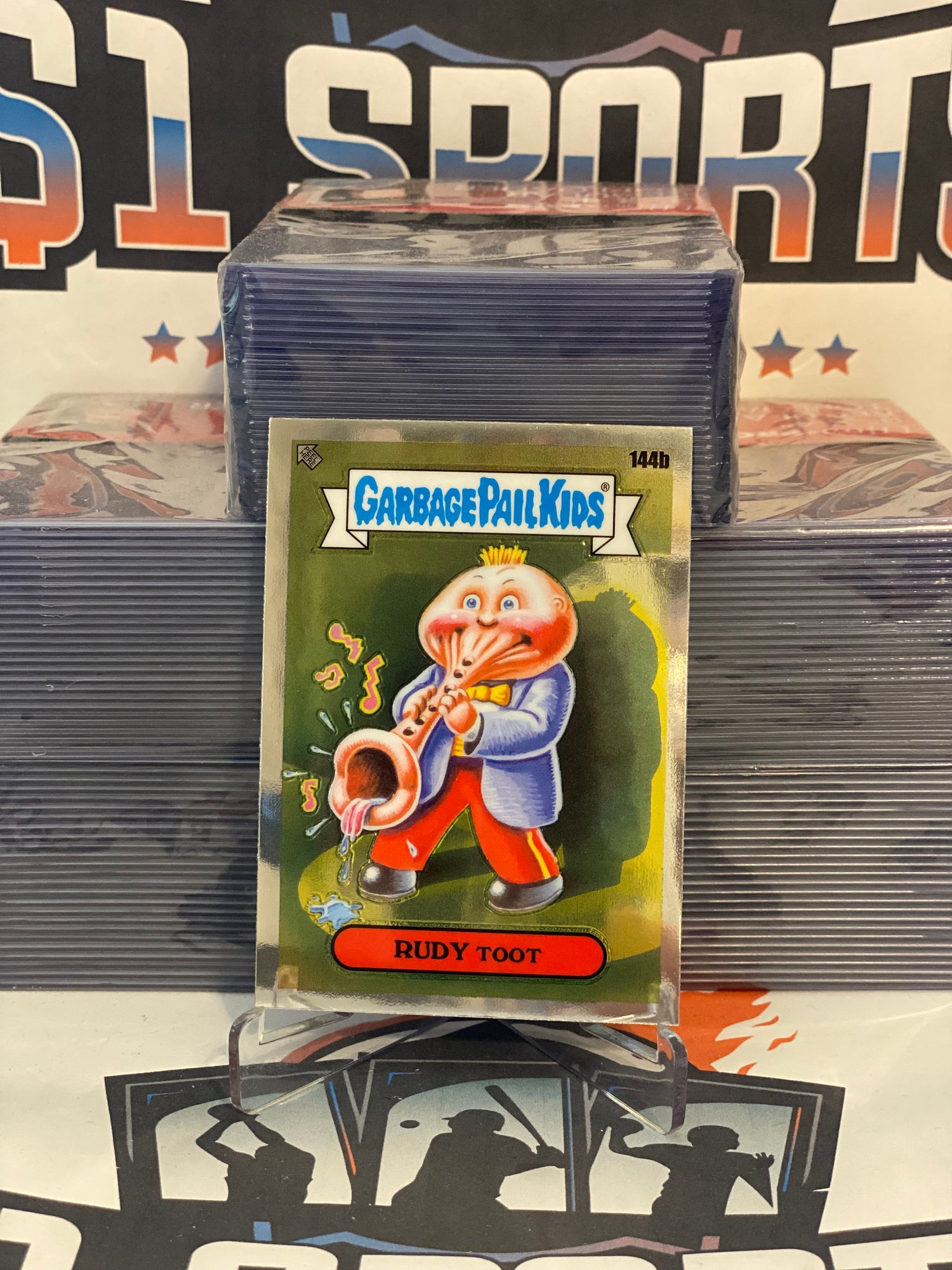 2021 Topps Garbage Pail Kids Chrome Series 4 Rudy Toot #144b