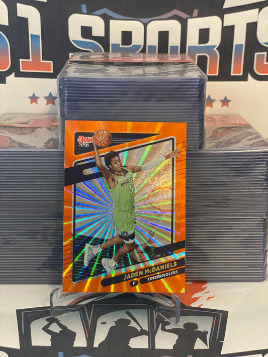 2021 Donruss (Orange Laser Holo) Jaden McDaniels #78