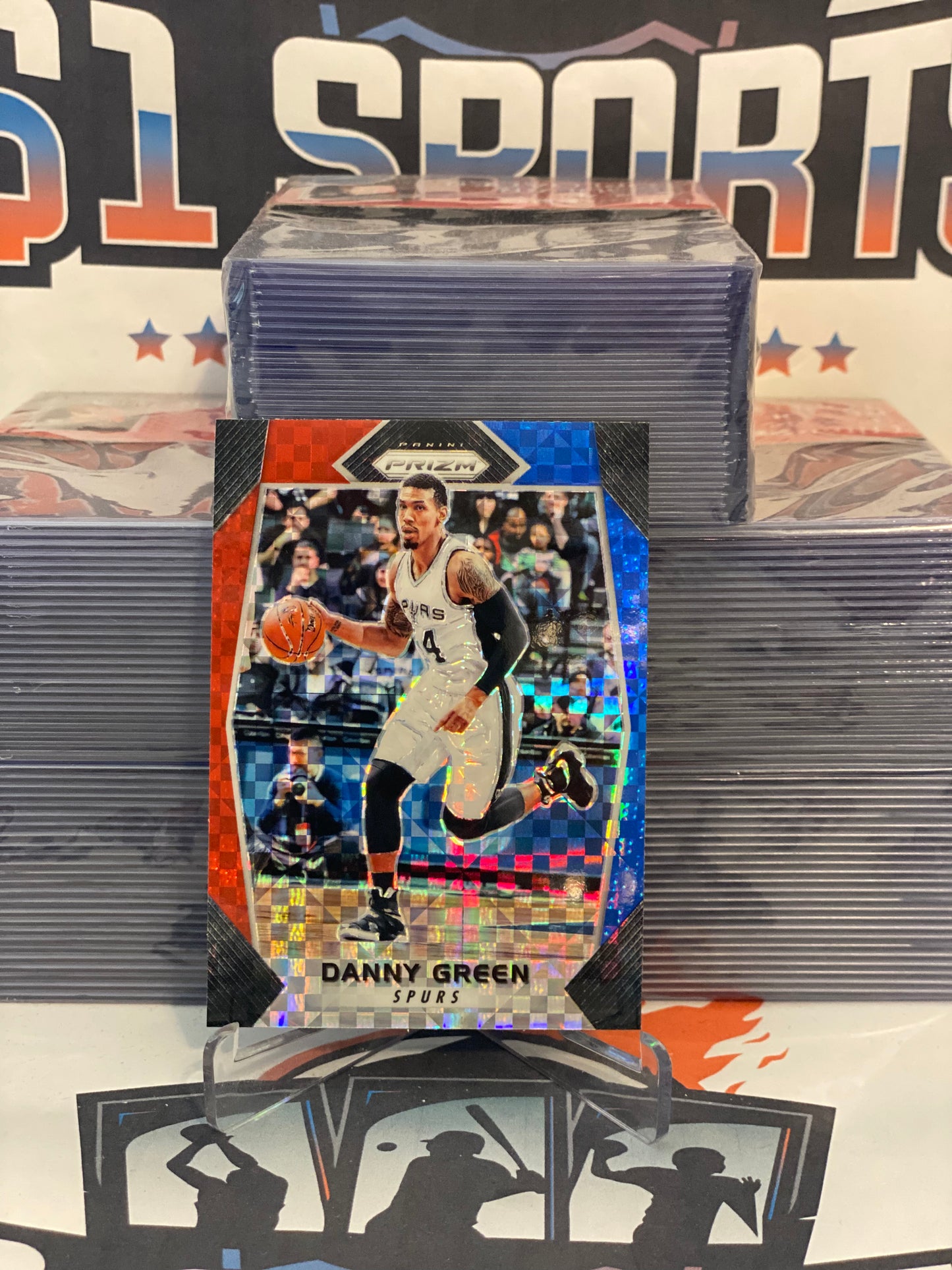 2017 Panini Prizm (Red White Blue Prizm) Danny Green #299