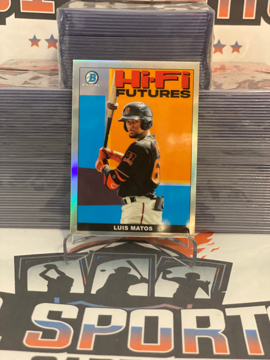 2022 Bowman Chrome Prospects (Hi-Fi Futures) Luis Matos #HIFI-19