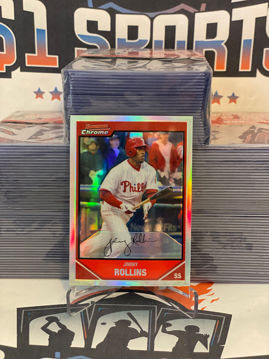 2007 Bowman Chrome (Refractor) Jimmy Rollins #170