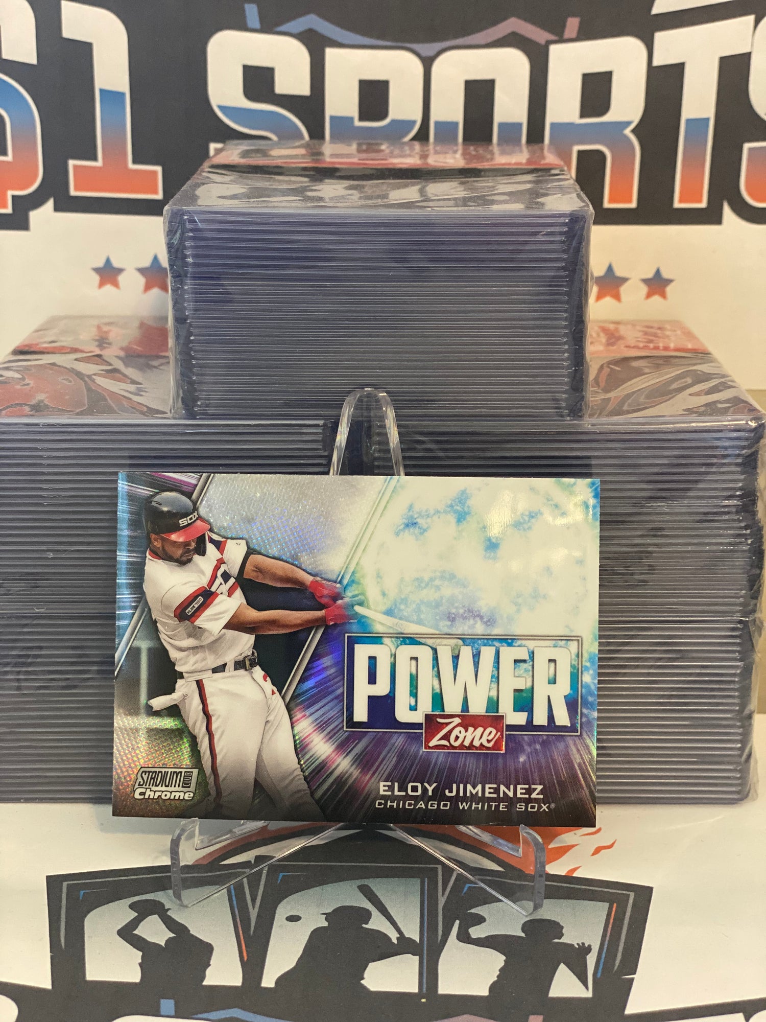 2020 Topps Stadium Club Chrome (Power Zone) Eloy Jimenez #PZ-18