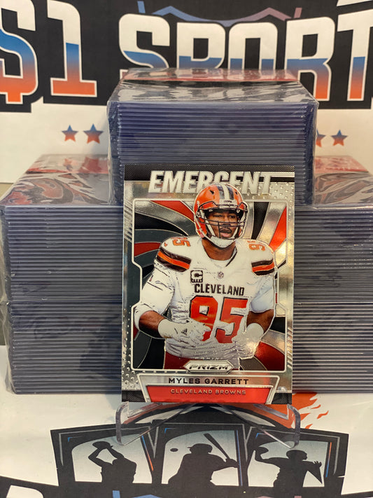 2019 Panini Prizm (Emergent) Myles Garrett #E-MG