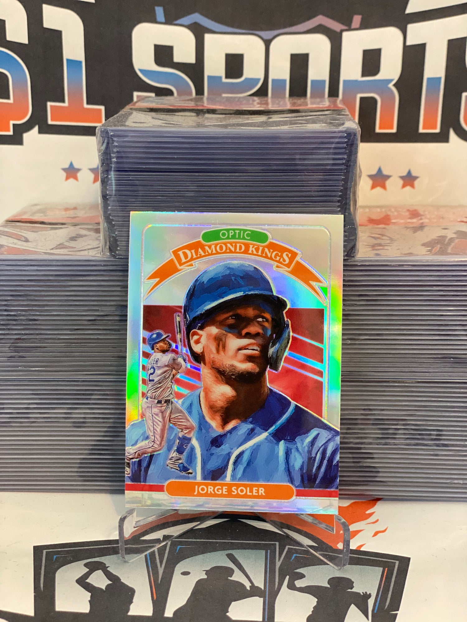 2020 Donruss Optic (Holo Prizm, Diamond Kings) Jorge Soler #19