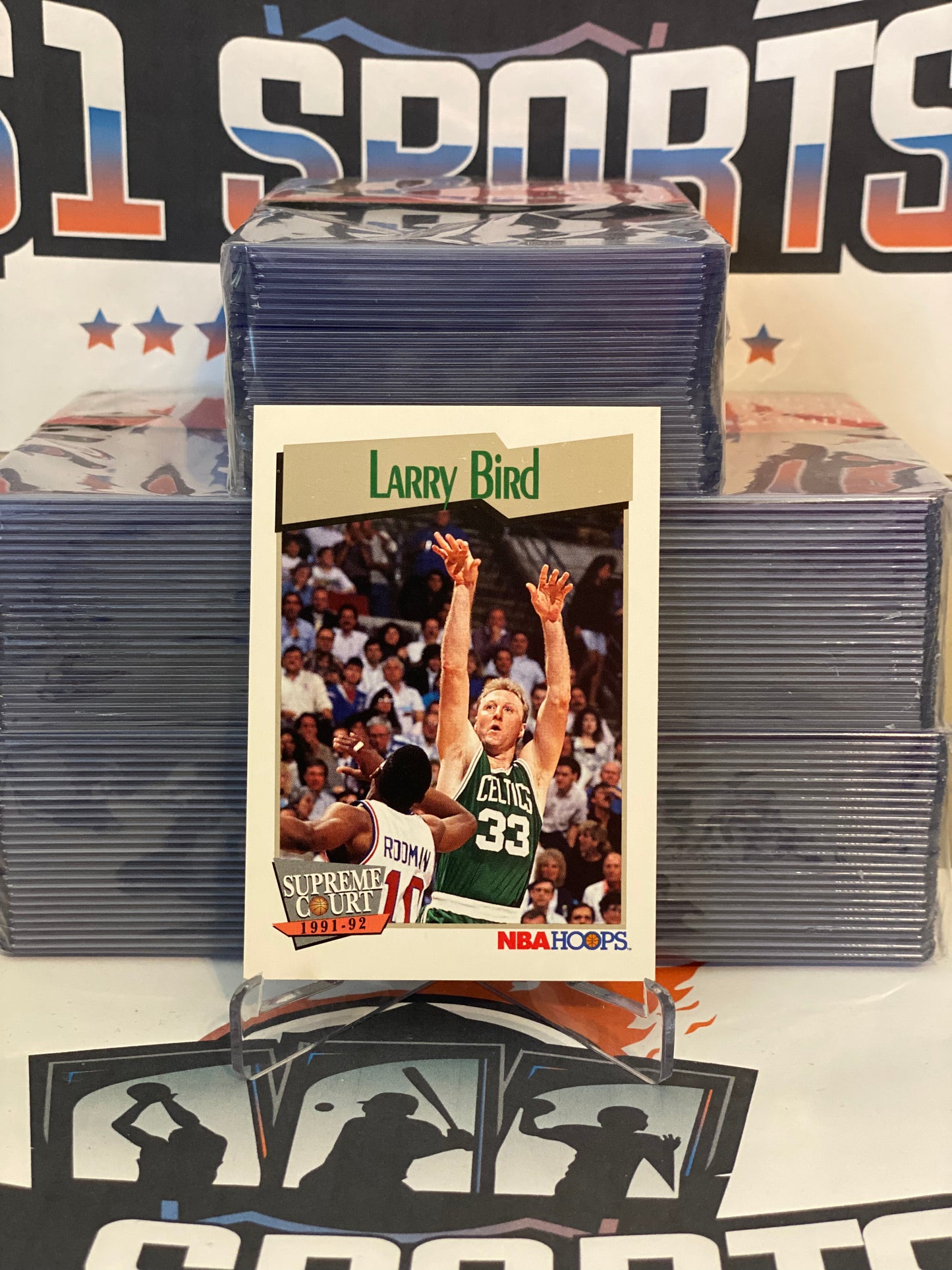 1991 NBA Hoops (Supreme Court) Larry Bird #451