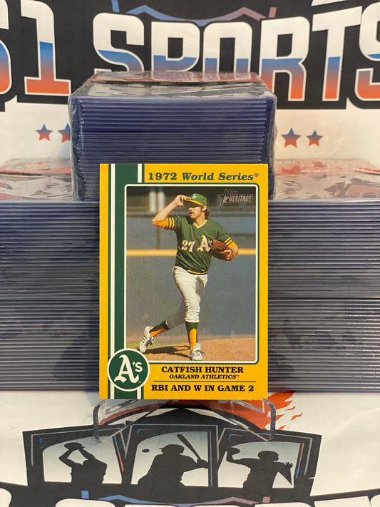 2021 Topps Archives (1972 World Series) Catfish Hunter #72WS-3