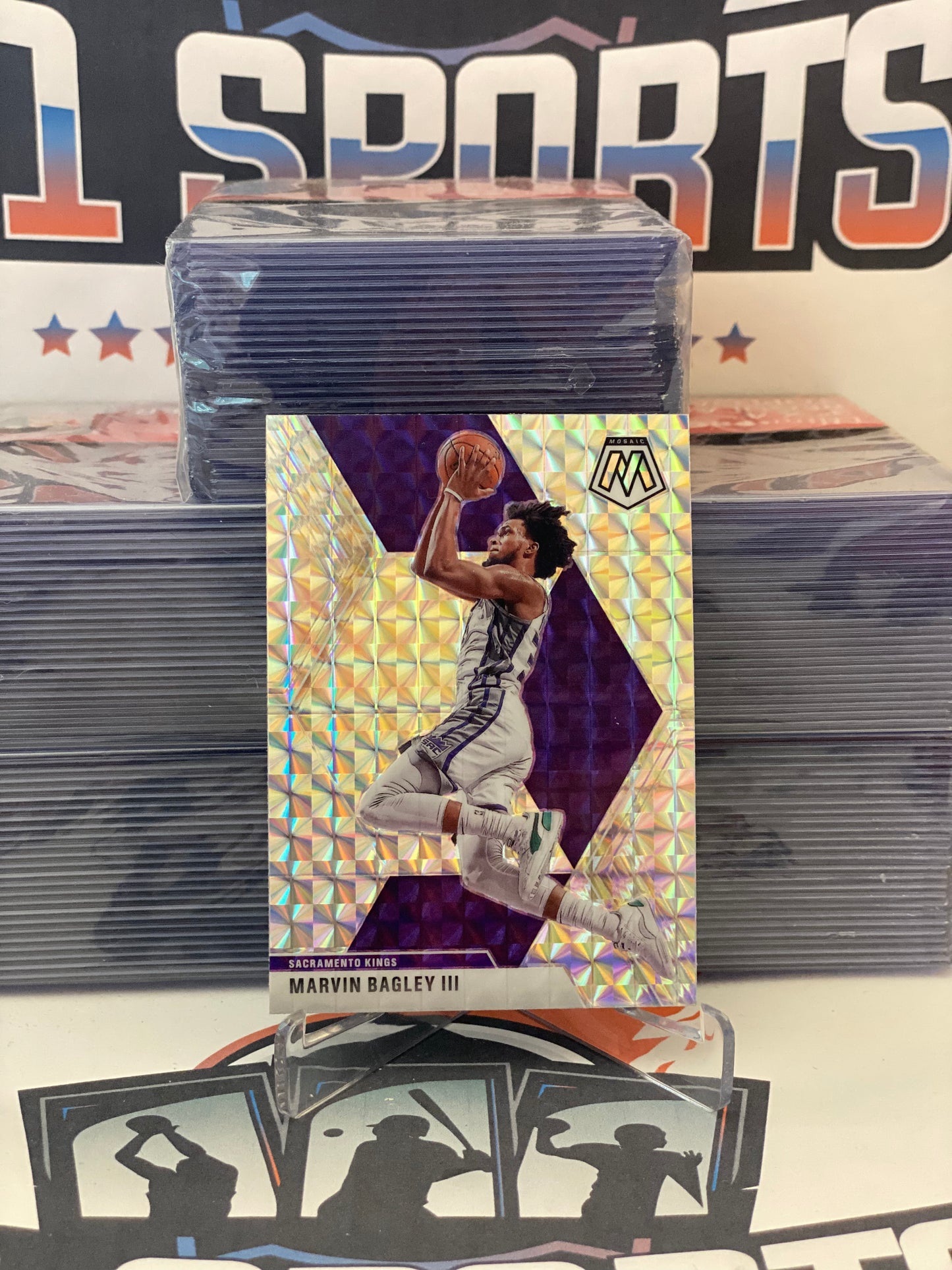 2020 Panini Mosaic (Mosaic Prizm) Marvin Bagley III #20