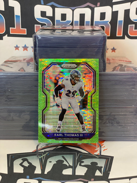 2020 Panini Prizm (Neon Green Pulsar Prizm) Earl Thomas III #42