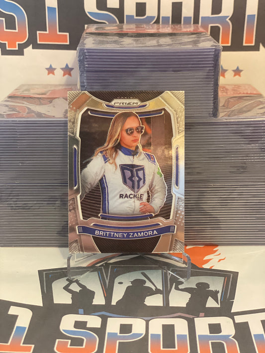 2021 Panini Prizm NASCAR (Short Print Sunglasses Variation) Brittney Zamora #18